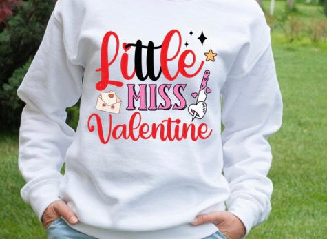 Little Miss Valentine sweater