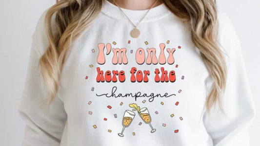 I’m only here for the champagne