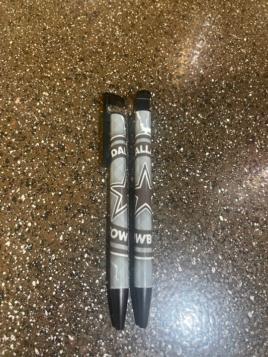 Dallas Cowboy ink pens