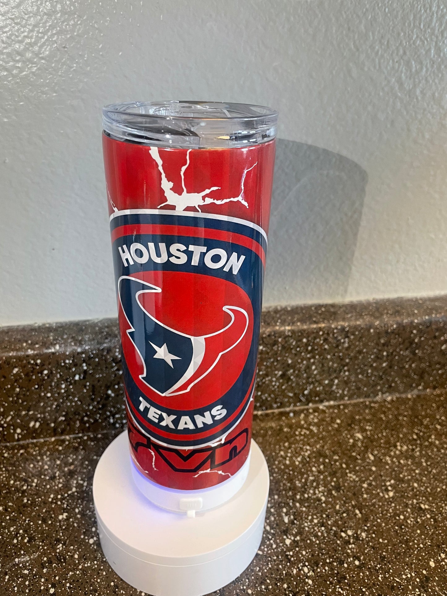 NFL Texans tumbler