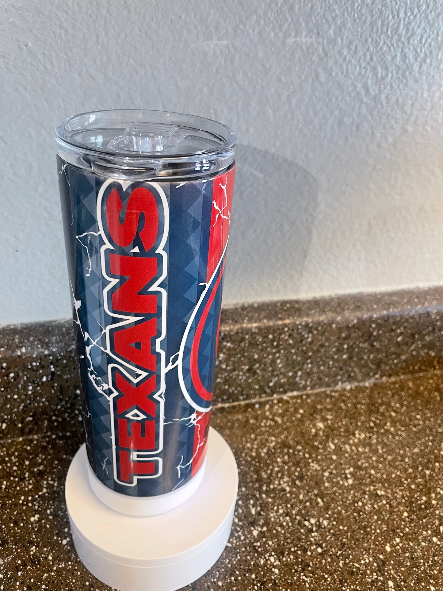 NFL Texans tumbler